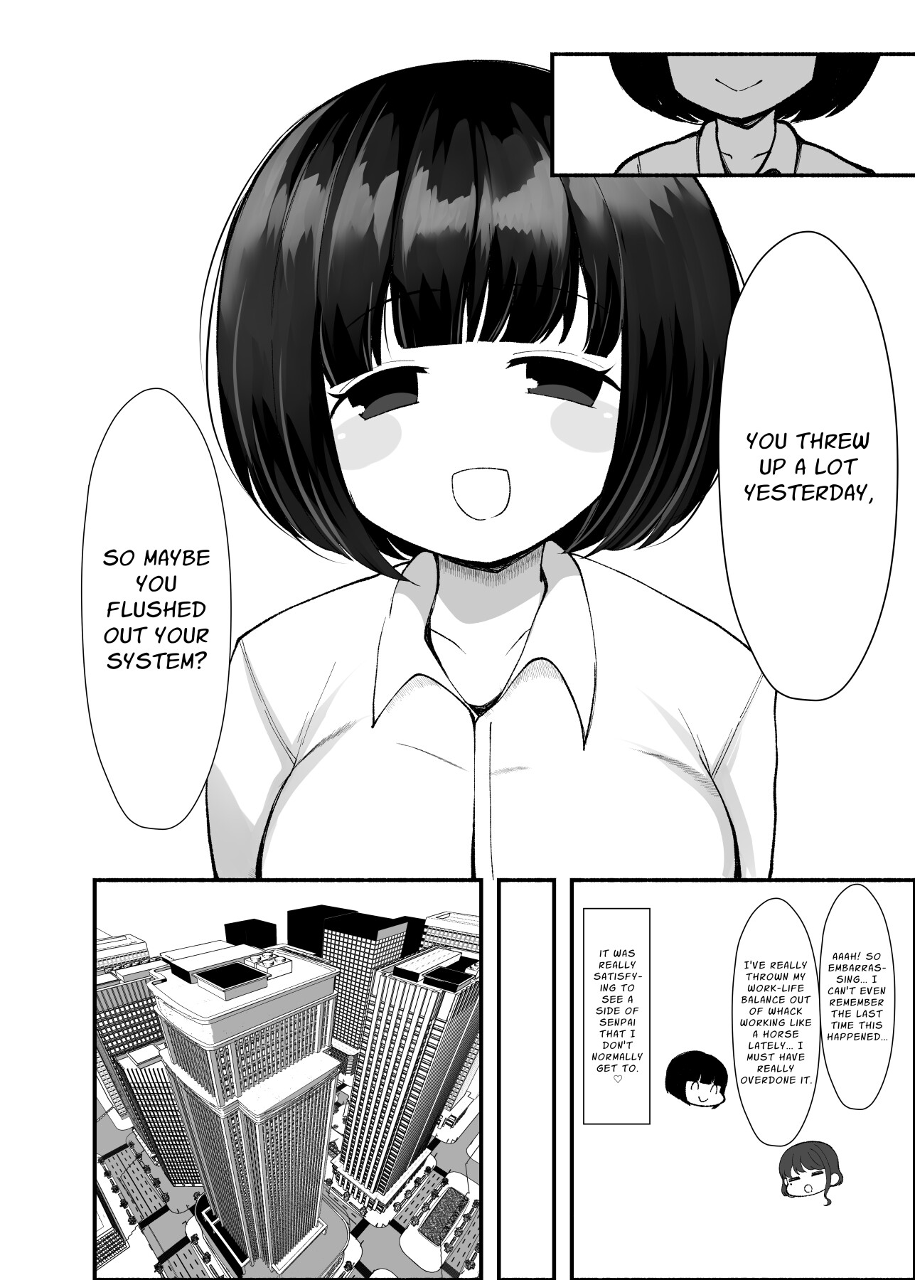 Hentai Manga Comic-~Generic Subordinate x Futanari Boss~ Senpai, If You Don't Wake Up Soon, I'll Get Pregnant, You Know?-Read-29